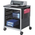 Safco Printer Stand, Desk Side, 26-1/2"x20-1/2"x26-1/2", Black SAF1856BL